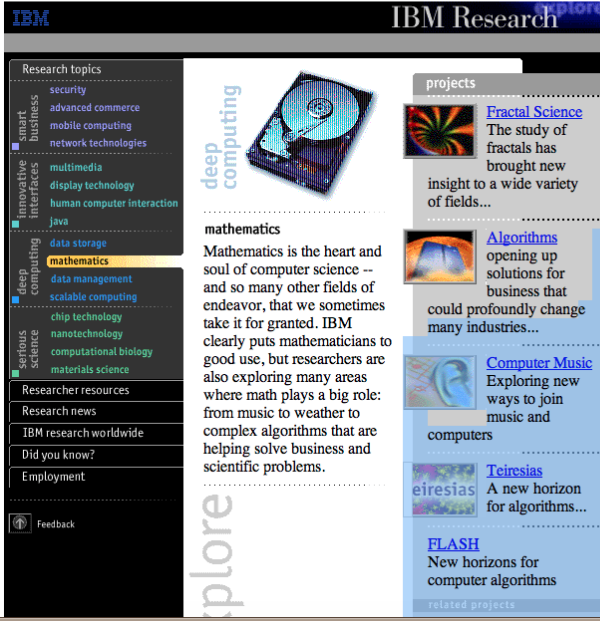 IBM research magazine site